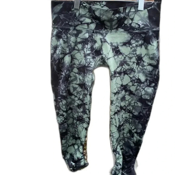 NUX Tie Dye Cropped Legging Medium - Picture 3 of 8